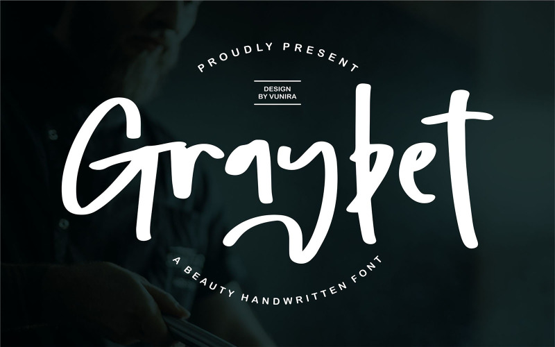 Graybet | A Beauty Handwritten Font