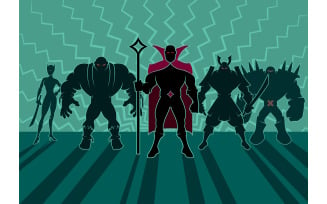 Supervillain Team - Illustration
