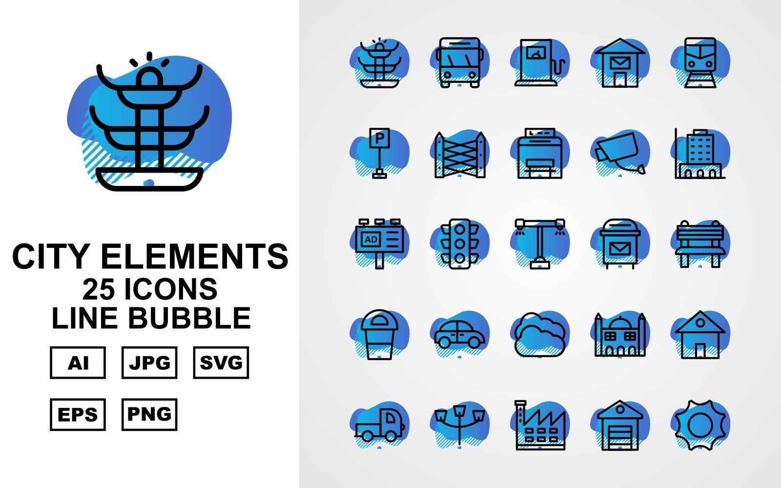 Kit Graphique #152342 Fountain Trafic Divers Modles Web - Logo template Preview