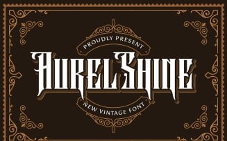 Aurel Shine - Blackletter Font
