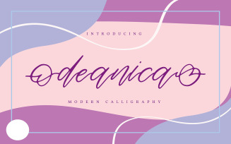 Deanica | Modern Calligraphy Font