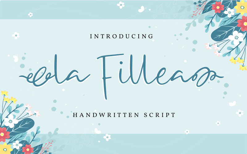La Fillea | Handwritten Cursive Font