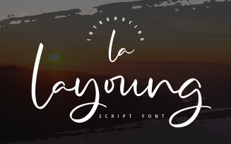 La Layoung | Cursive Font