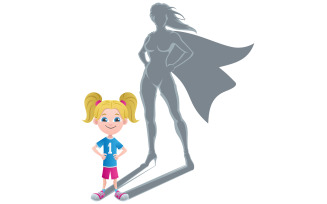 Girl Superheroine Concept 2 - Illustration