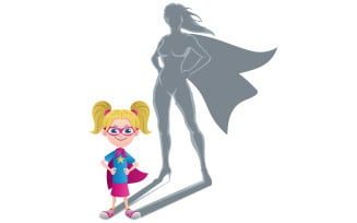 Girl Superheroine Concept - Illustration