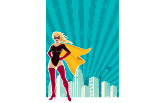 Super Heroine City - Illustration