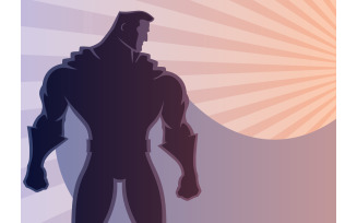 Superhero Background 2 - Illustration