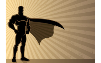 Superhero Background - Illustration