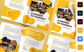 Bakery Cafe Brochure Bifold - Corporate Identity Template