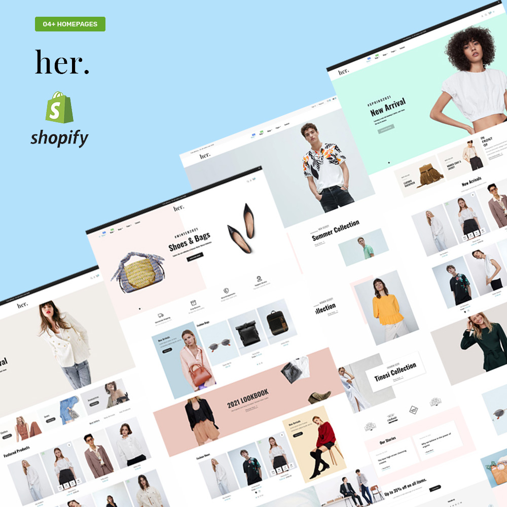 Shopify motiv "Her Fashion Store - Responsive" #152638