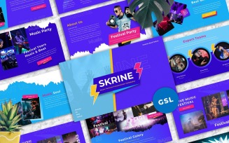 Skrine - Music Festival Google Slides