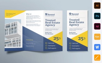 Apartment Rental Brochure Trifold - Corporate Identity Template