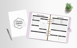 Business Overview Planner - Corporate Identity Template