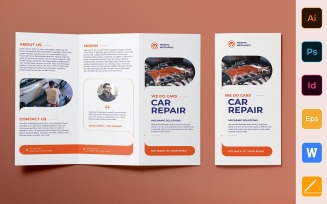Car Repair Brchure Trifold - Corporate Identity Template