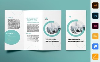 IT Software Brochure Trifold - Corporate Identity Template