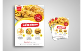 Flyer Western Fast Food - Corporate Identity Template