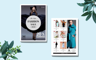 Online Shopping Brochure - Corporate Identity Template