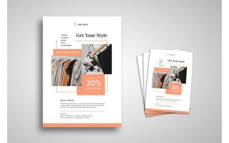 Flyer Clothing Style - Corporate Identity Template