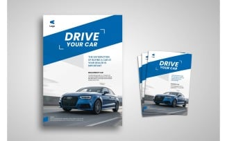 Flyer Drive Car - Corporate Identity Template