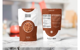 Packaging Adventure Organic Almond - Corporate Identity Template