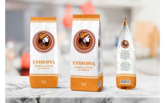 Packaging Ethopia Coffee - Corporate Identity Template