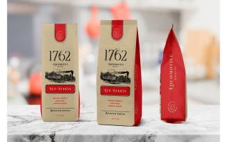 Packaging Locomotive Coffee - Corporate Identity Template