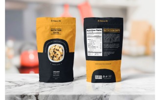 Packaging Nutrition Oat - Corporate Identity Template