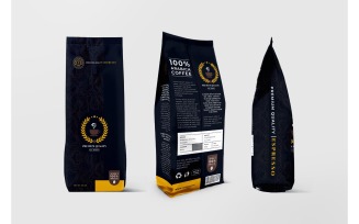 Packaging Premium Arabica Coffee - Corporate Identity Template