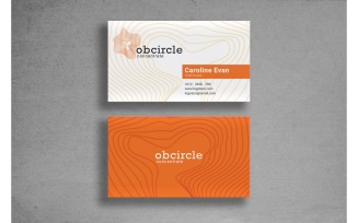 Business Card Obcircle - Corporate Identity Template