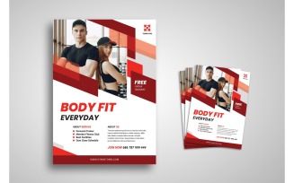Flyer Body Fit - Corporate Identity Template
