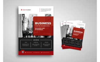 Flyer Business and Economics - Corporate Identity Template