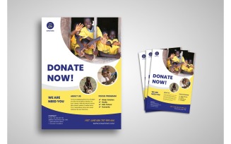 Flyer Donations for Childerns - Corporate Identity Template