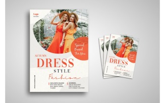 Flyer Dress Style - Corporate Identity Template