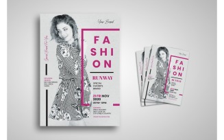 Flyer Fashion Runway - Corporate Identity Template