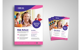 Flyer Kids School - Corporate Identity Template