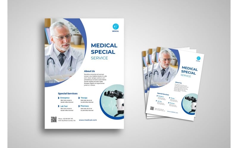 Flyer Medical Special Service - Corporate Identity Template