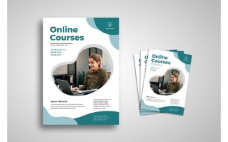 Flyer Online Courses - Corporate Identity Template