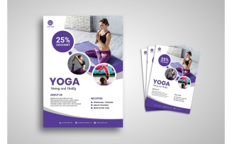 Flyer Yoga - Corporate Identity Template