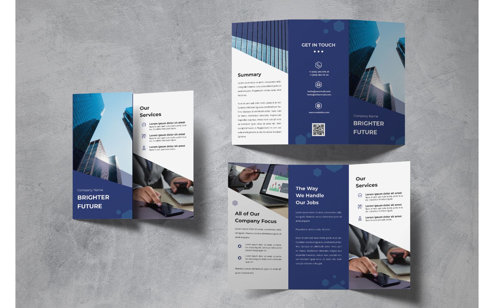 Template #153154 Brochure Design Webdesign Template - Logo template Preview