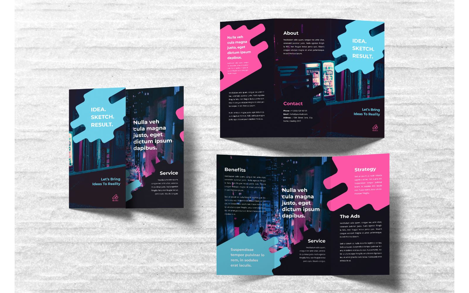 Template #153156 Brochure Design Webdesign Template - Logo template Preview