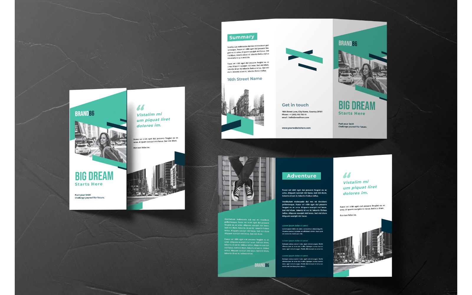 Template #153165 Brochure Design Webdesign Template - Logo template Preview