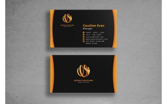 Business Card Abstract Logo - Corporate Identity Template