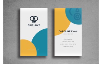 Business Card Circlove - Corporate Identity Template