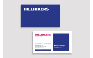 Business Card Hillhikers - Corporate Identity Template