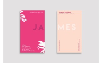 Business Card James Bourne - Corporate Identity Template