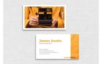 Business Card James Scotts - Corporate Identity Template