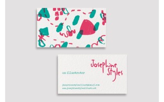 Business Card Josephine Styles - Corporate Identity Template