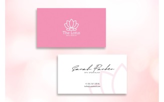 Business Card Lotus - Corporate Identity Template