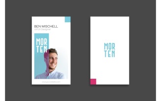 Business Card Morten - Corporate Identity Template