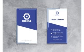 Business Card Neohive - Corporate Identity Template